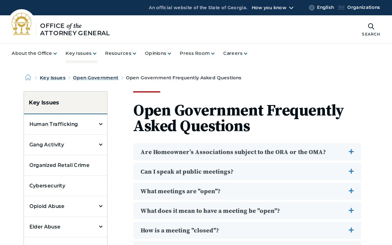 Turner County court records Georgia open government FAQ