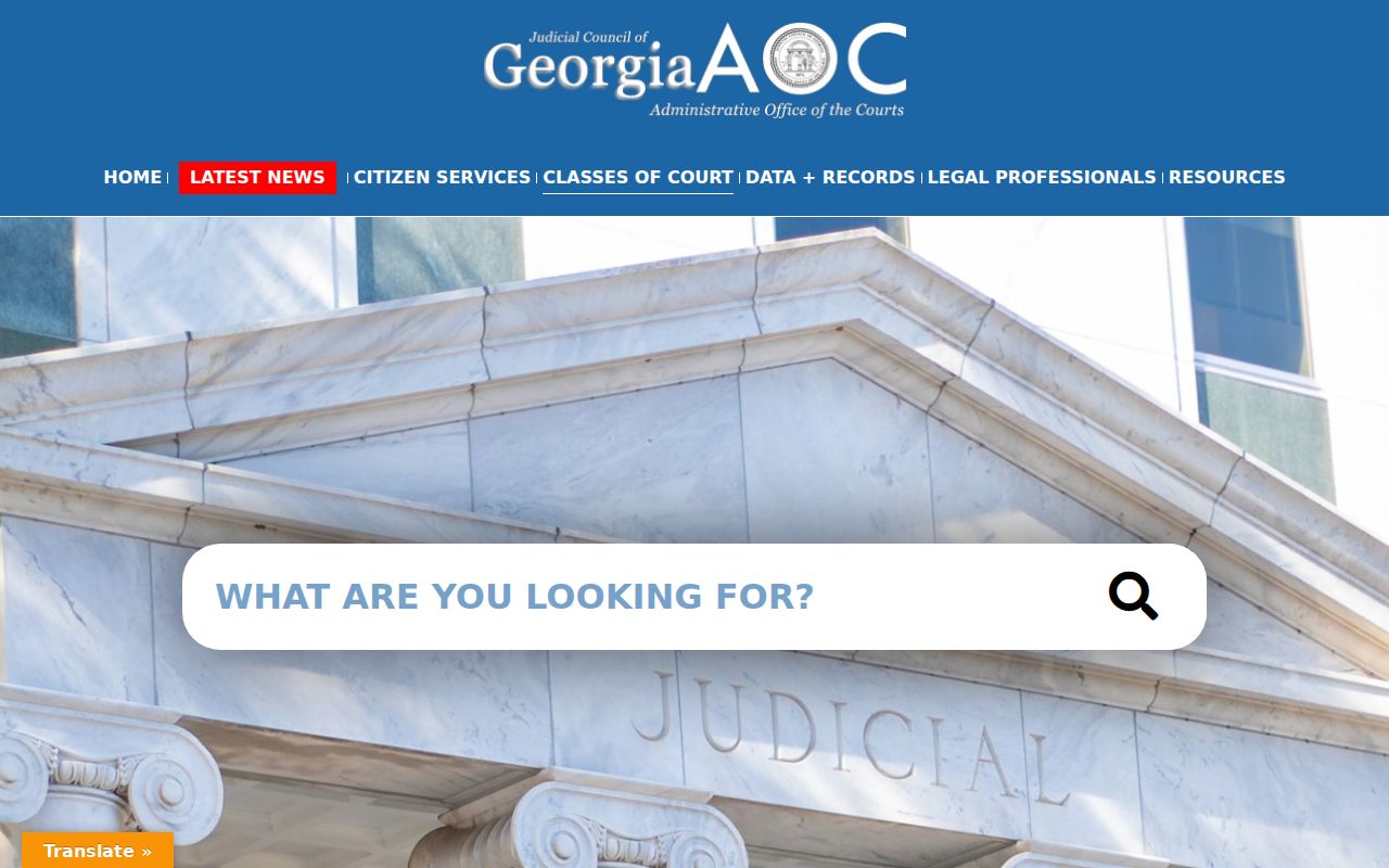 Turner County court docket and Georgia court classes