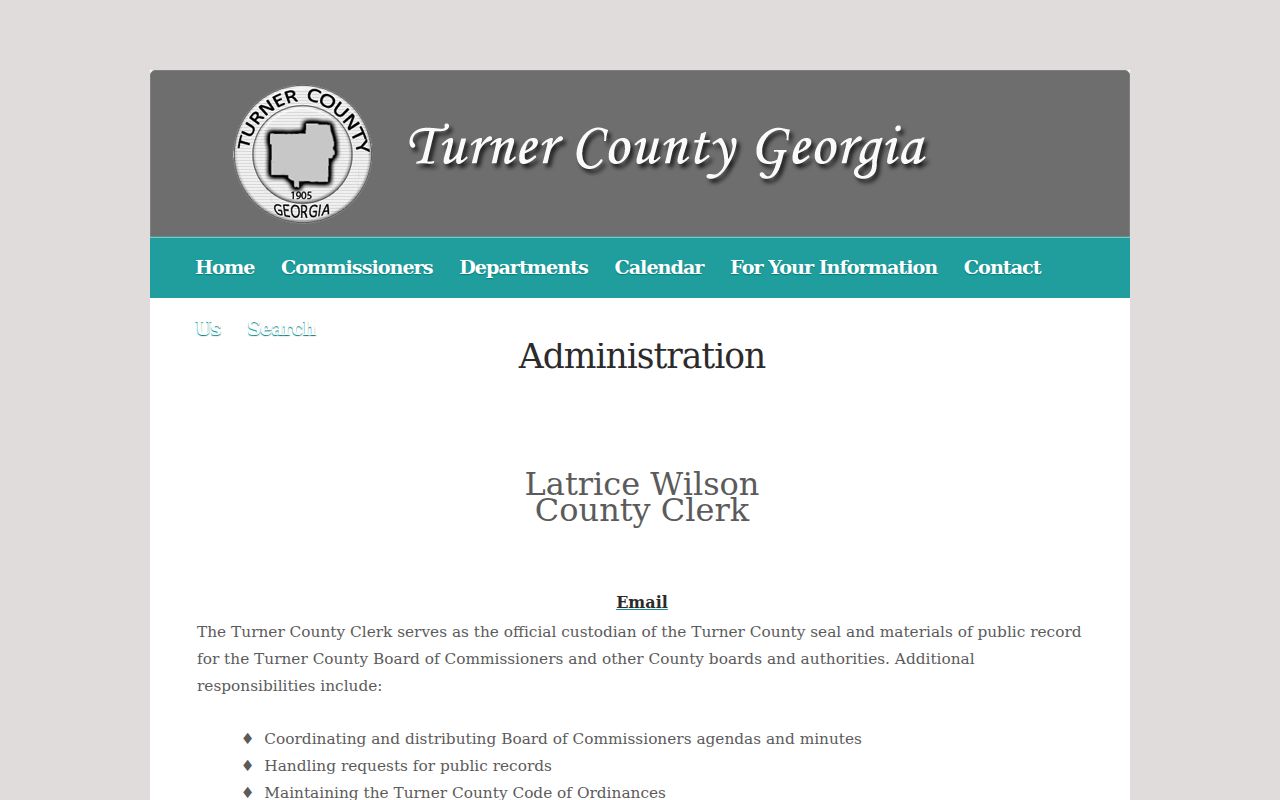 Rebecca court docket county administration routing source