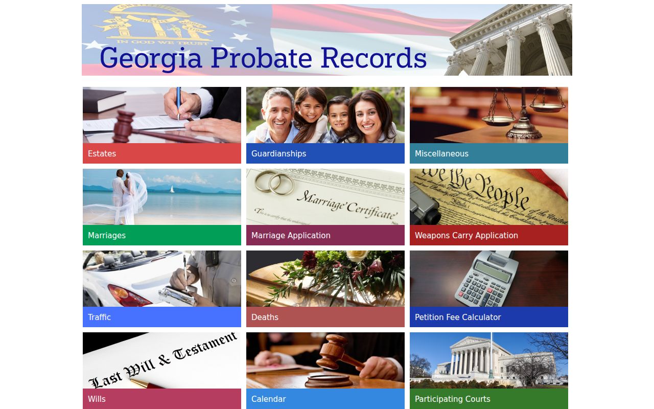 Turner County traffic court records Probate Records portal